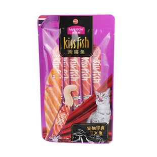 麦富迪亲嘴鱼猫条整箱100支猫零食喵咪湿粮补水成幼猫鸡肉三文鱼