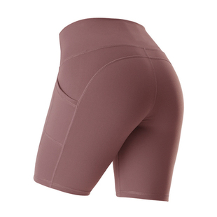 Hip Side Pocket Tight Gym Shorts Legging臀部运动短裤打底裤女
