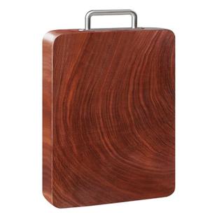 正宗黑铁木砧板加厚切菜板抗菌防霉家用菜板实木案板方形横切占板