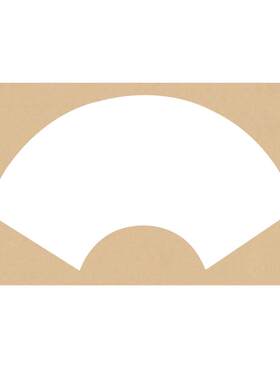 扇形熟宣作品纸镜片手工书法国画