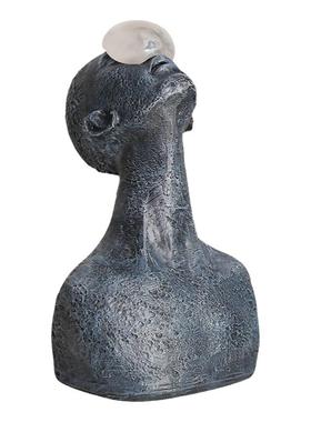 工艺摆件大客厅玄关软装人物雕塑