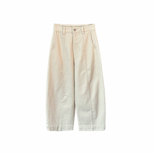 梨型报恩裤~！遮胯显瘦九分弯刀牛仔裤女2026春季新款宽松阔腿裤