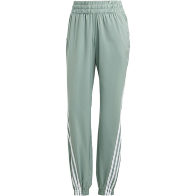 Adidas/阿迪达斯正品女子休闲健身透气梭织条纹运动长裤HS2367