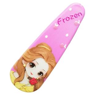 公主水滴夹套儿童发饰发夹diy材料BB拜拜夹在逃冰雪贝尔塑料配件