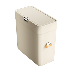 垃圾桶家用2025新款厨房卫生间专用夹缝大号大容量厕所纸篓带盖筒