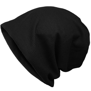 夏日冷帽男款黑色大头围显脸小薄款黑色包头帽登山男女防风空调帽