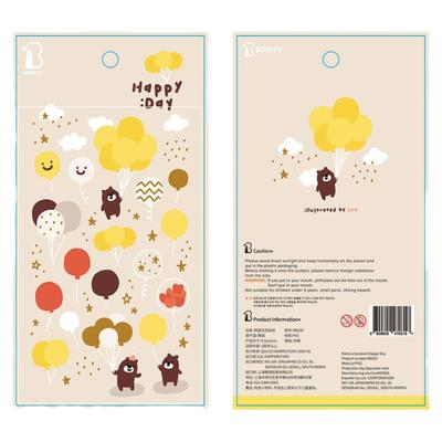 韩国SONIA贴纸滴胶烫金精致款