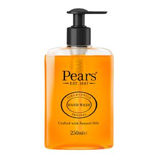 Pears梨牌琥珀橙抑菌洗手液250ml香皂款温和清洁滋养英国进口