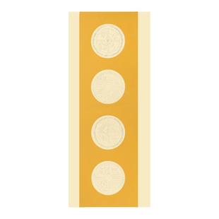 千寿蜡染宣纸四言吉语毛笔书法作品纸宣纸半生半熟楷书隶书复古蜡染四字书法创作专用宣纸毛笔字练习瓦当纸