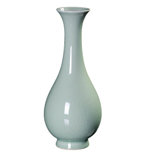 廷怀窑汝州汝窑花瓶摆件花插北宋核心产区张公巷卵青釉玉青玉壶春
