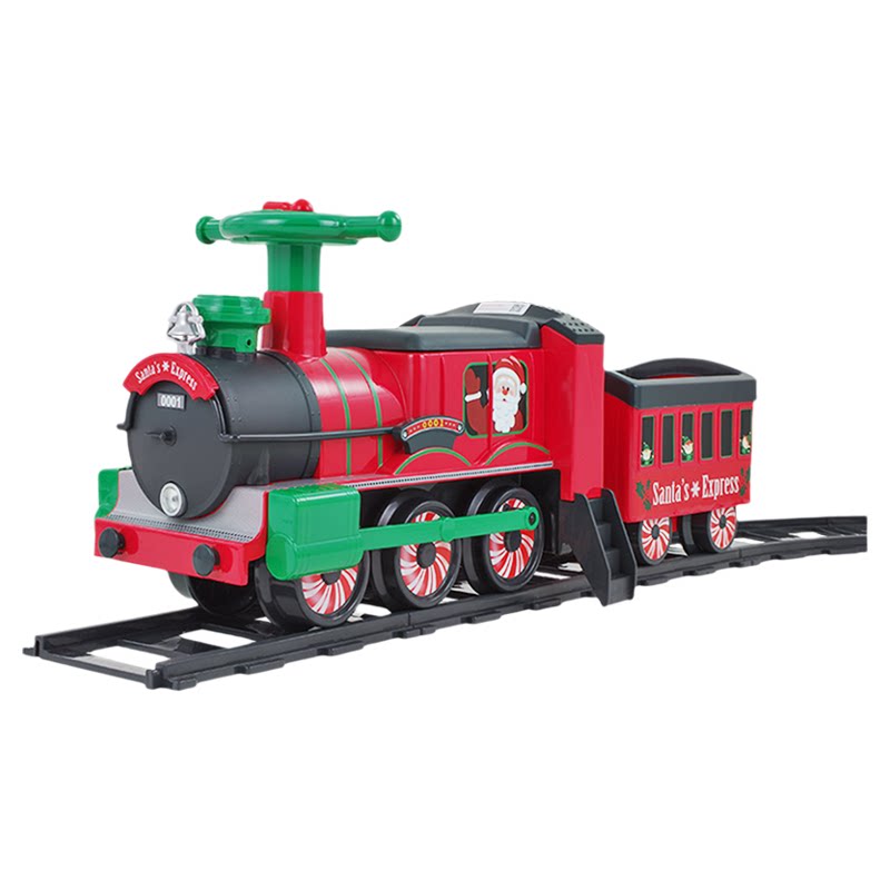 rollplay儿童轨道电动小火车