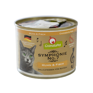 有标 德国进口GranataPet交响乐金罐主食猫罐头200g/85g餐盒低磷