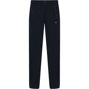 伯希和户外登山徒步弹力加绒软壳裤防风耐磨运动保暖直筒裤子女款