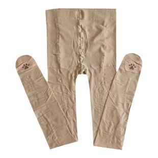 小狼狗丝袜女薄款 防勾丝不掉档光腿神器夏超薄隐形连裤袜猫爪袜