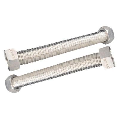 304不锈钢dn25波纹管一寸双内丝