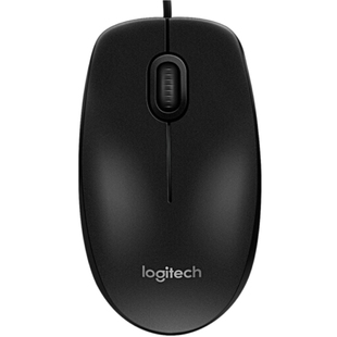 罗技M90鼠标有线台式机USB笔记本电脑家用办公键盘人体工学M91P