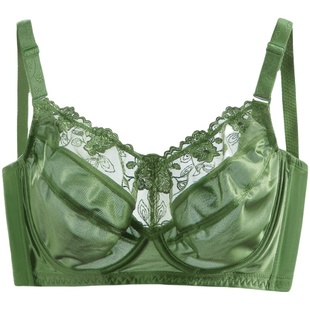 大胸显小胸内衣女夏季全罩杯缩胸防下垂大码带钢圈薄款显胸小文胸