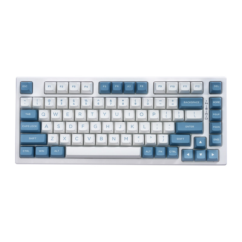 Keycool/凯酷Y75三模机械键盘RGB下灯位多层消音热插拔客制化套件