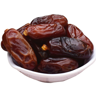 迪拜阿联酋椰枣特级大颗非新疆特产进口中东黑椰枣大颗粒新鲜耶枣