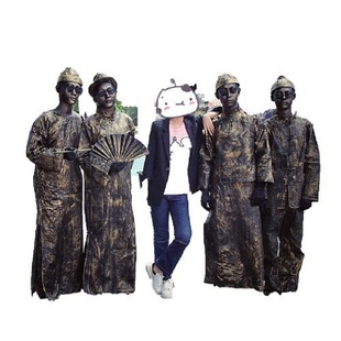 真人仿古铜人街头行为艺术活雕塑演出表演服装道具老北京顺丰包邮