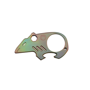 赤马雄鼠锆合金单指指虎防身自卫破窗啤酒开瓶器EDC万物皆可盘