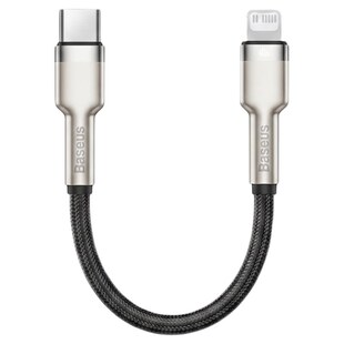 Baseus 20W USB C to Lighting Cable适用于iPhone 14 13 12 11 Pro Max XS便携数据线25cm充电宝快充短线