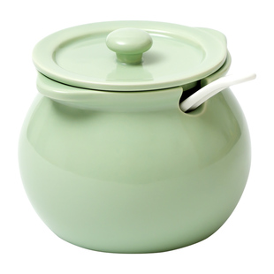 归禾器大容量猪油罐厨房家用佐料调味罐耐高温陶瓷荤油罐带盖油壶