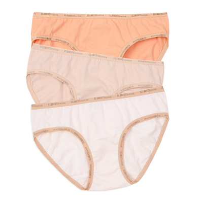 棉元素女内裤低腰薄款