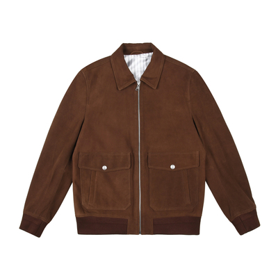 羊皮革翻毛皮雷迪波尔皮衣