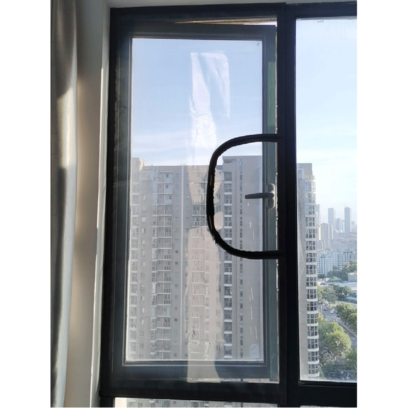 防蚊紗窗窗戶紗網(wǎng)網(wǎng)隱形推拉免打孔門魔術(shù)貼簡易尼龍拉鏈自裝定做