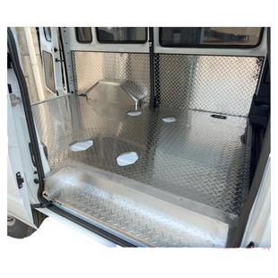 江铃福顺福特经典全顺专用不锈钢地板内饰车厢改装铝合金钢板地垫