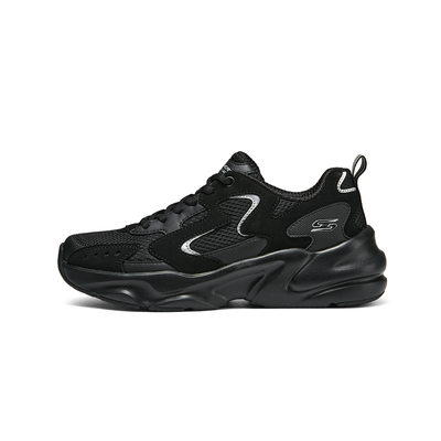 斯凯奇官方outlets踏浪秋冬老爹鞋男女休闲运动鞋厚底显高