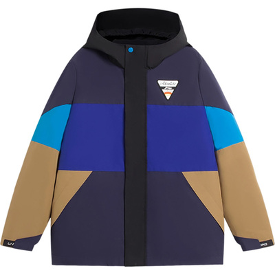 Lining/李宁正品三合一棉服冲锋衣男大童可拆卸防水外套YWBS023