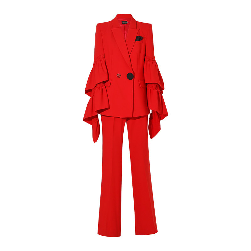 玟瑄西装套装女喜庆礼服日常可穿