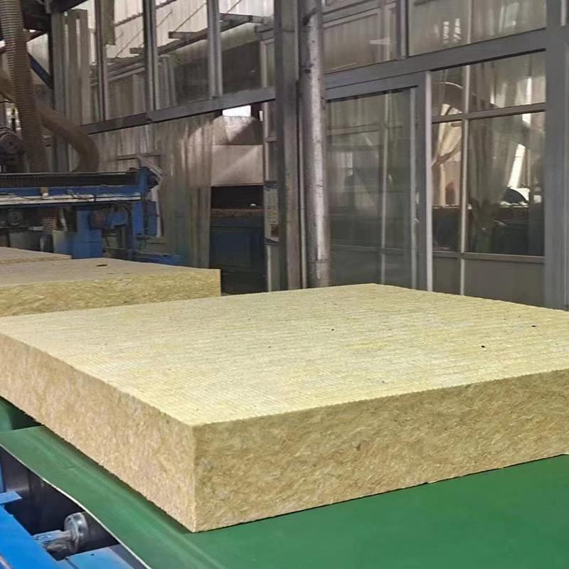 岩棉板保温吸音隔墙岩棉板外墙隔热板铝箔复合防火隔音阻燃岩棉板