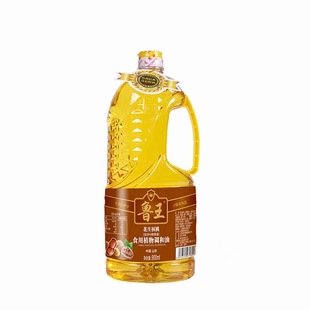 鲁王核桃花生调和油900ml食用油小瓶一级压榨食用油厂家含核桃油
