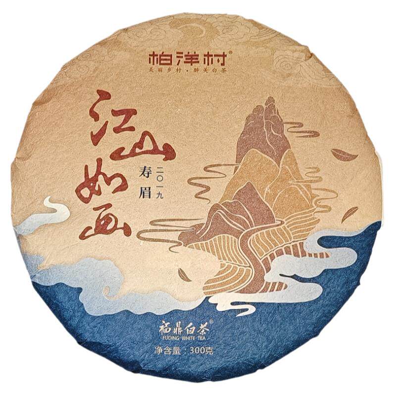 柏洋村福鼎白茶寿眉枣香茶饼春茶