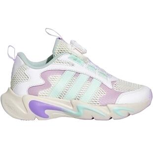 阿迪达斯女童运动鞋26夏新款小波浪童鞋儿童网面透气休闲鞋KI1857