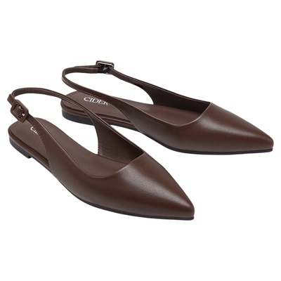 CIDER2025秋冬新品女装细跟搭扣平底单鞋114767727