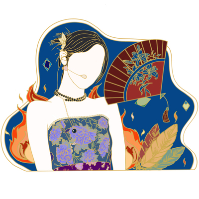 IDLE赵美延火花金属徽章礼物