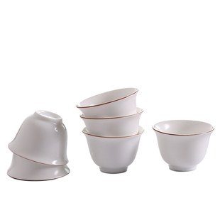 茶杯品茗杯陶瓷功夫茶具汝窑紫砂茶碗闻香单杯杯主人杯子茶盏茶碗