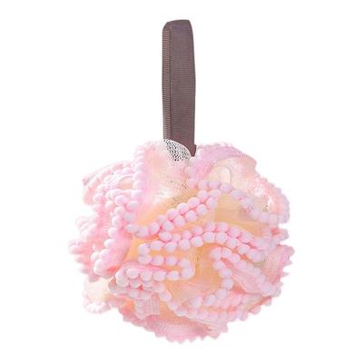 大号沐浴球雪球浴花柔软泡澡球