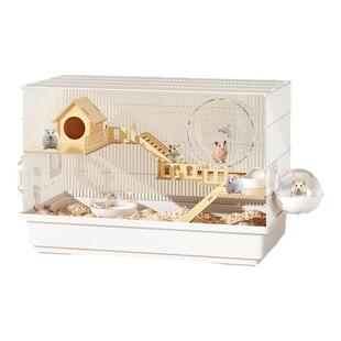 仓鼠笼子便宜大的防啃咬防越狱金丝熊超大别墅豪华60cm专用饲养笼