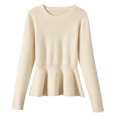 气质收腰短款毛衣女高级感针织衫