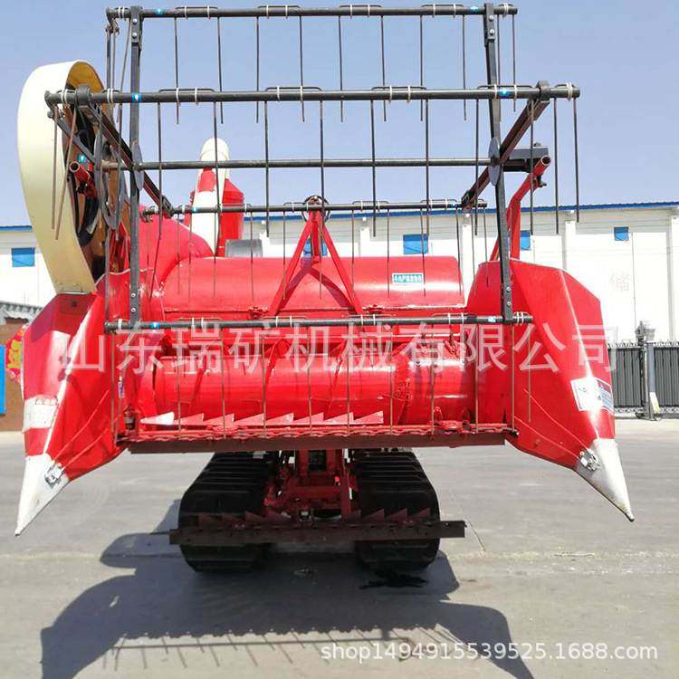 河南履带式水稻小麦收割机 丘陵山区水田谷物收获机自动装袋,农机/农具/农膜,收割机械,淘宝优惠券,粉丝福利购,淘宝优惠卷