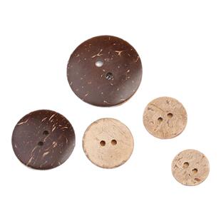 纽扣扣子儿童木质衬衫扣原木色针织衫天然椰子扣宝宝衣服钮扣可爱