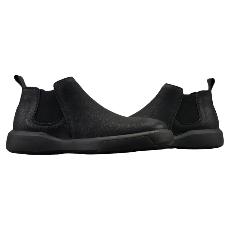 稀缺好货外贸真皮男日常休闲切尔西靴春秋小众复古潮百搭短筒靴子