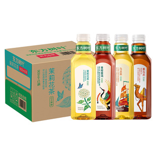 农夫山泉东方树叶900ml整箱无糖茶饮料0糖0脂0卡茉莉花普洱特价批