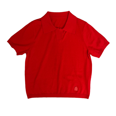 Studio1till8翻领针织短袖polo