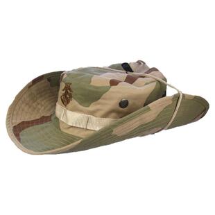 军迷美式户外ACU迷彩圆边帽奔尼帽渔夫帽子男款防晒遮阳帽大头围